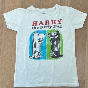 Out of Print Harry the Dirty Dog Kids T-Shirt - White, Red, Green, Blue